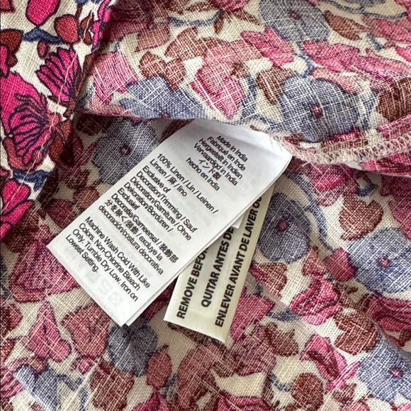 J. Crew Multicolor Floral Blouse Size: M NWOT ✨ - Picture 7 of 7